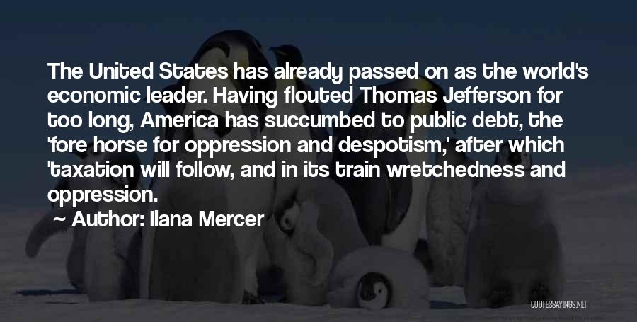 America's Debt Quotes By Ilana Mercer