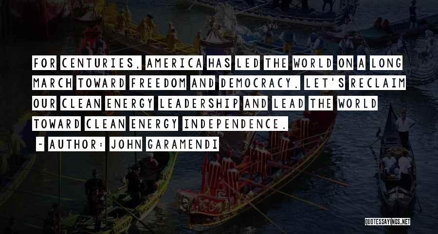 America's Democracy Quotes By John Garamendi