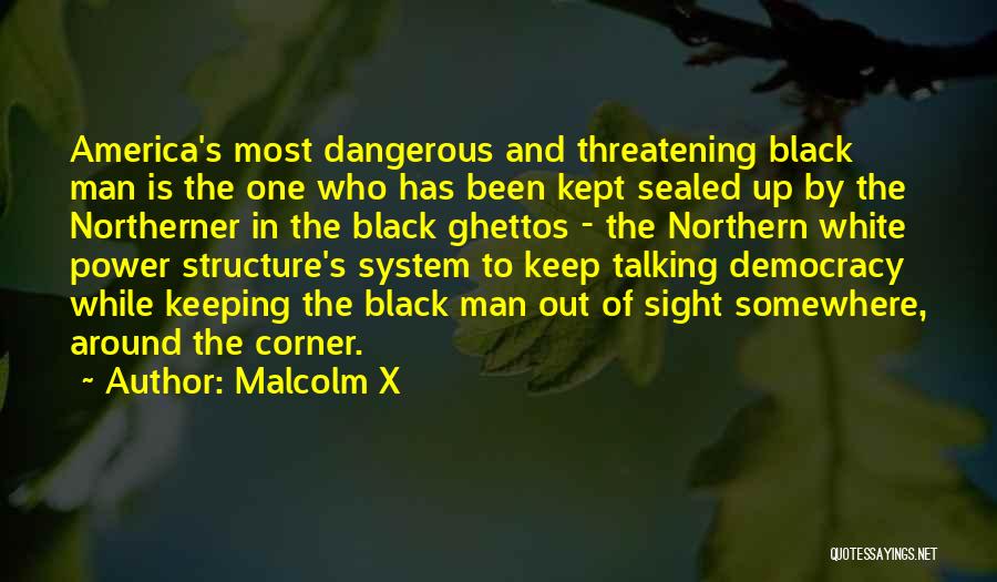 America's Democracy Quotes By Malcolm X