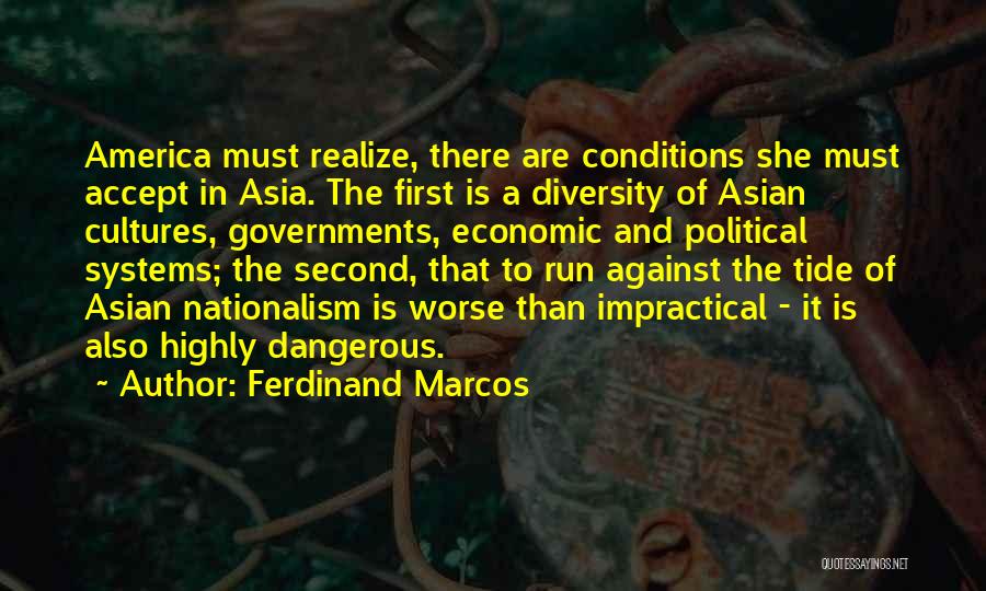 America's Diversity Quotes By Ferdinand Marcos