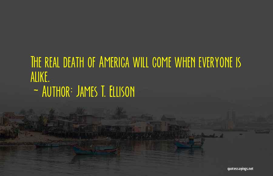 America's Diversity Quotes By James T. Ellison