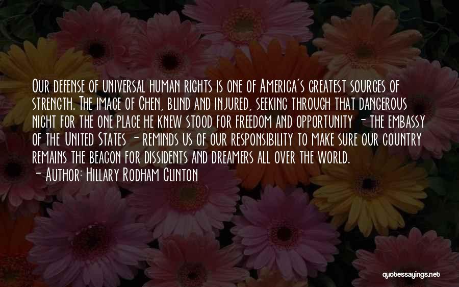 America's Freedom Quotes By Hillary Rodham Clinton