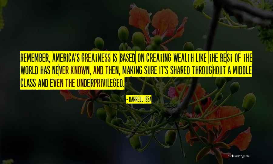 America's Greatness Quotes By Darrell Issa America's Greatness Quotes By Darrell Issa