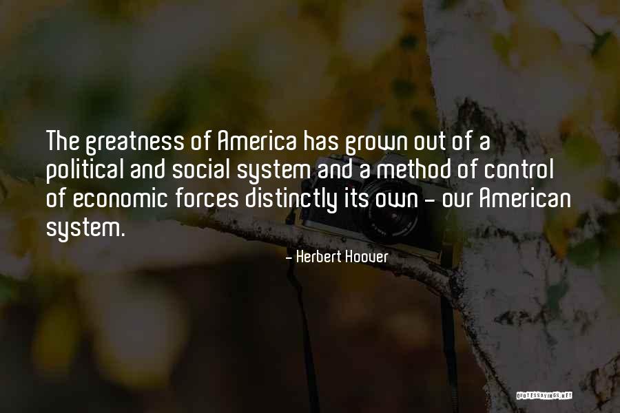 America's Greatness Quotes By Herbert Hoover America's Greatness Quotes By Herbert Hoover