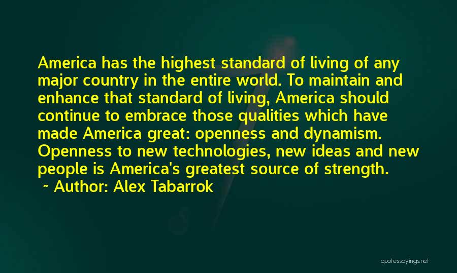 America's Strength Quotes By Alex Tabarrok