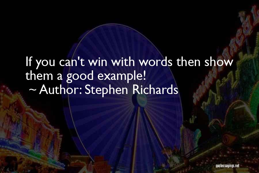 Amerikaya Ucuz Quotes By Stephen Richards