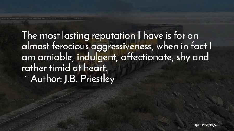 Amiable Quotes By J.B. Priestley
