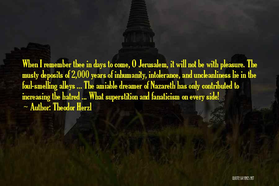 Amiable Quotes By Theodor Herzl
