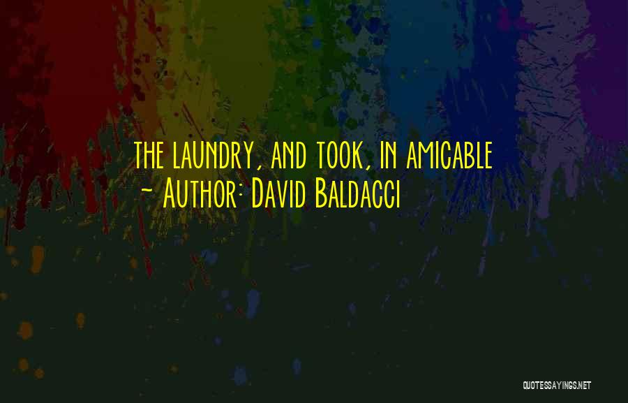 Amicable Quotes By David Baldacci