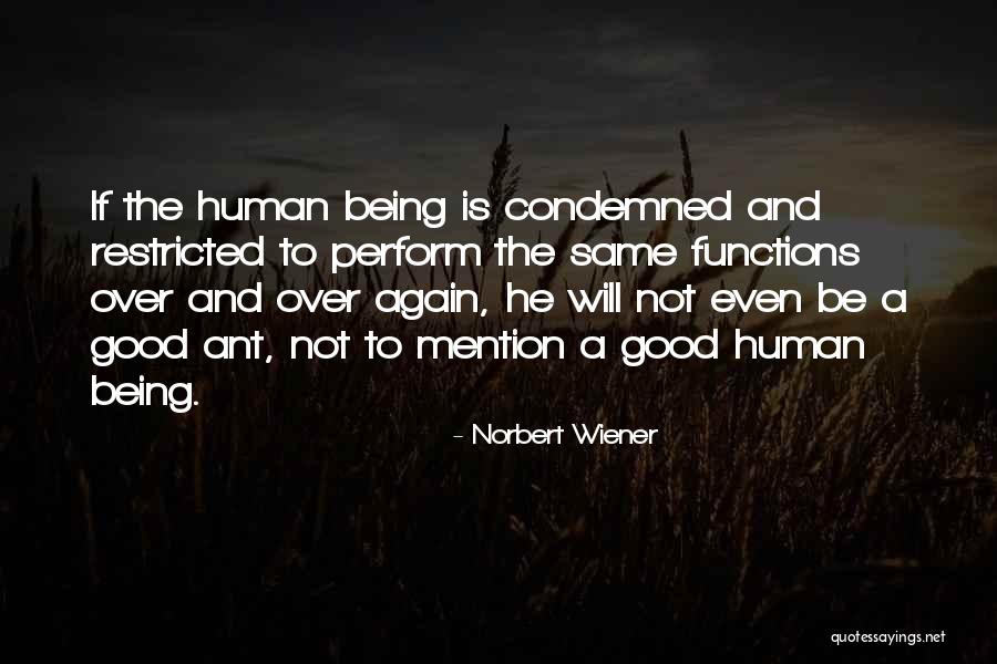 Amick Burnett Quotes By Norbert Wiener Amick Burnett Quotes By Norbert Wiener