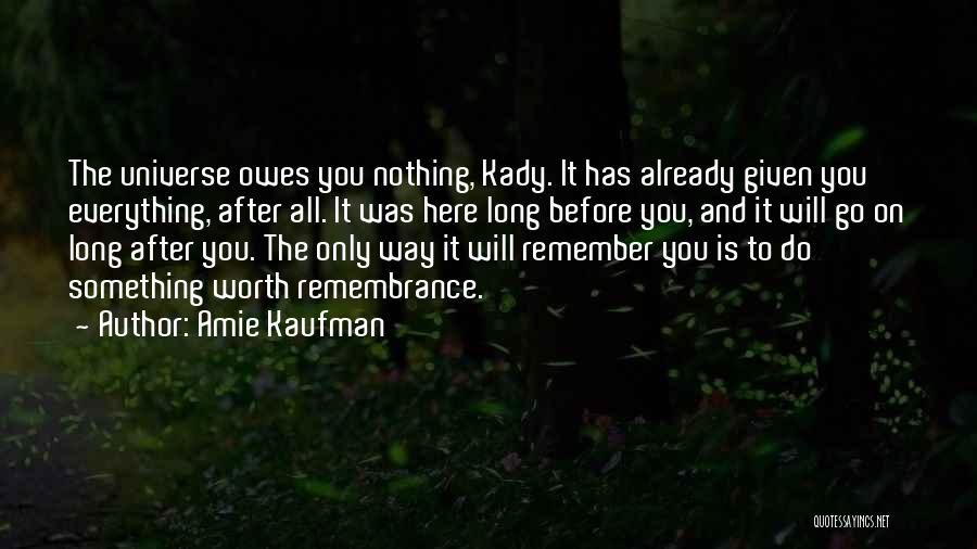 Amie Kaufman Quotes 1826633