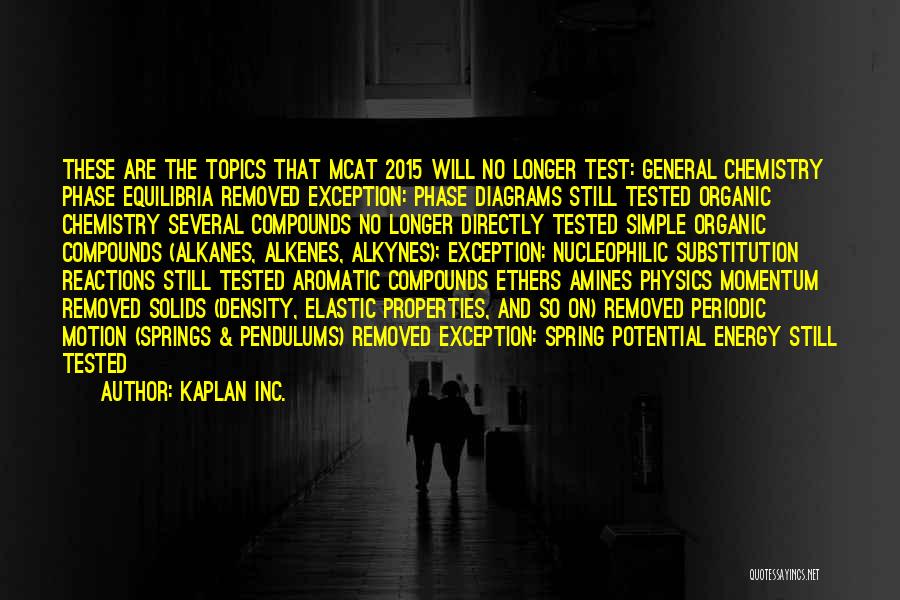 Amines Quotes By Kaplan Inc.