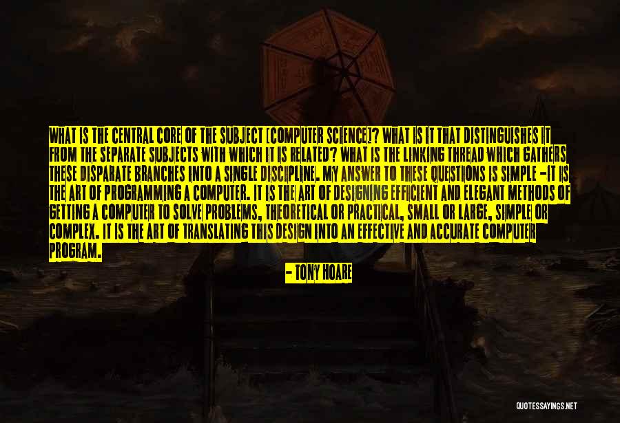 Amintiri Quotes By Tony Hoare Amintiri Quotes By Tony Hoare