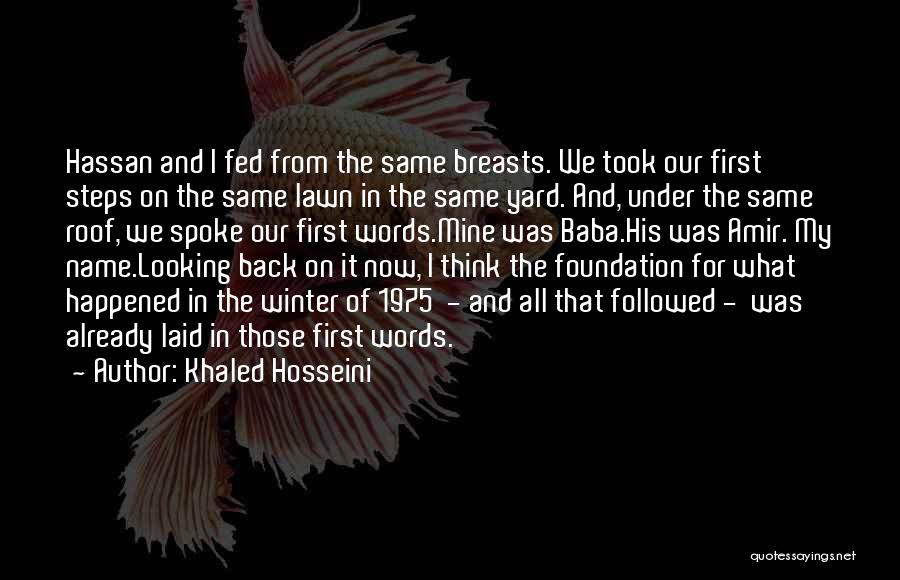 Amir And Hassan Quotes By Khaled Hosseini