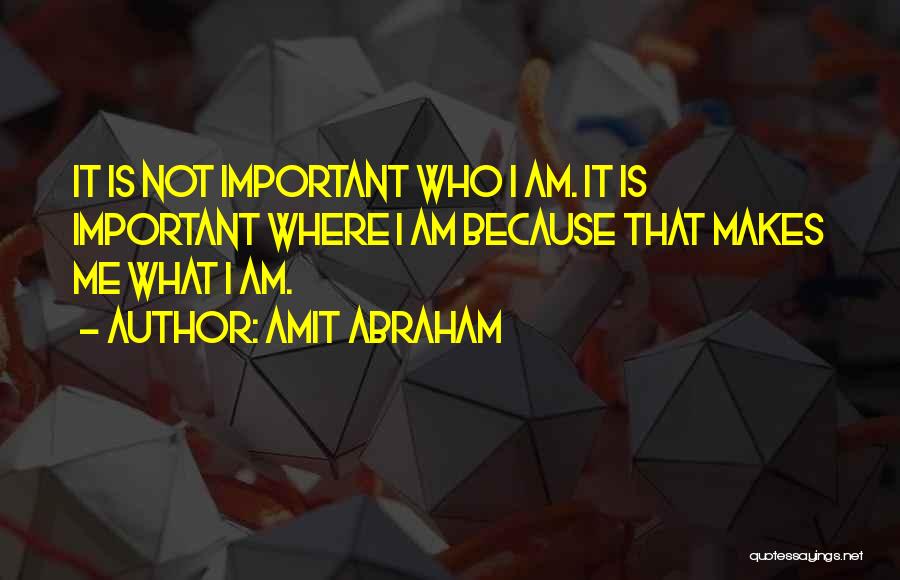 Amit Abraham Quotes 1665604