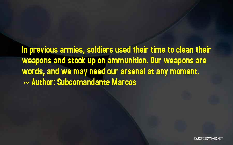 Ammunition Stock Quotes By Subcomandante Marcos