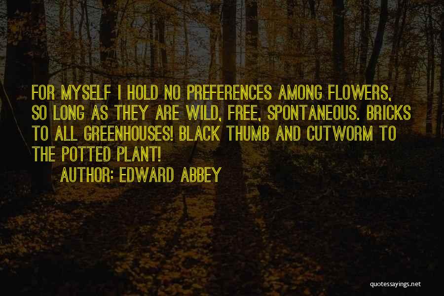 Among The Flowers Quotes By Edward Abbey