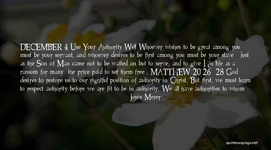 Among The Free Quotes By Joyce Meyer