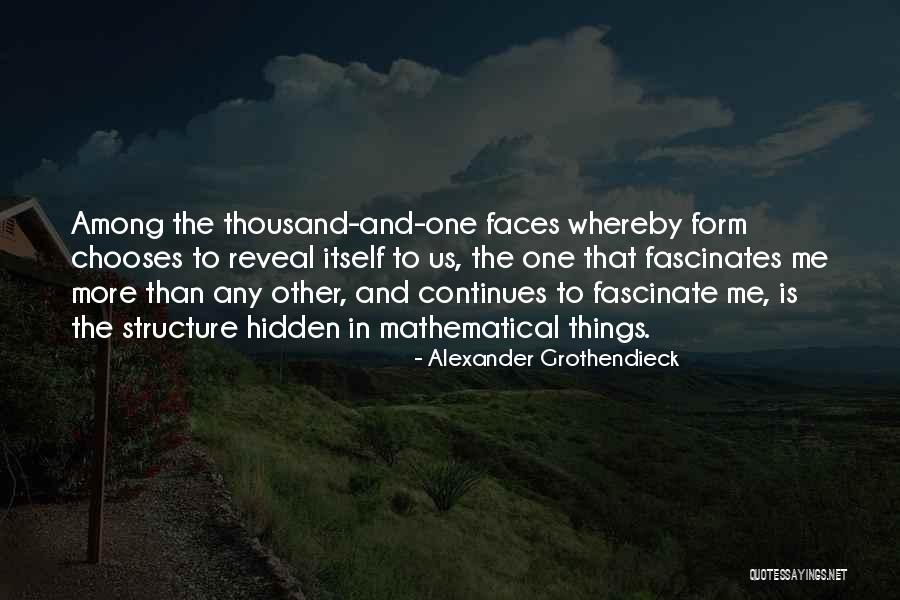 Among The Hidden Quotes By Alexander Grothendieck