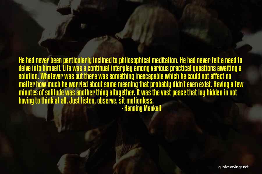 Among The Hidden Quotes By Henning Mankell