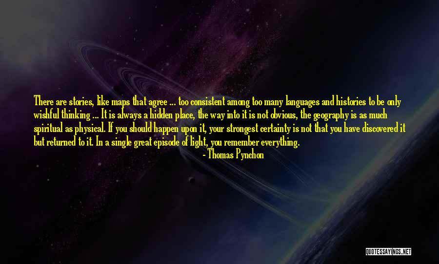 Among The Hidden Quotes By Thomas Pynchon