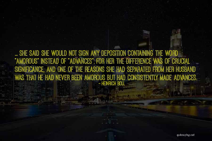 Amorous Quotes By Heinrich Boll Amorous Quotes By Heinrich Boll