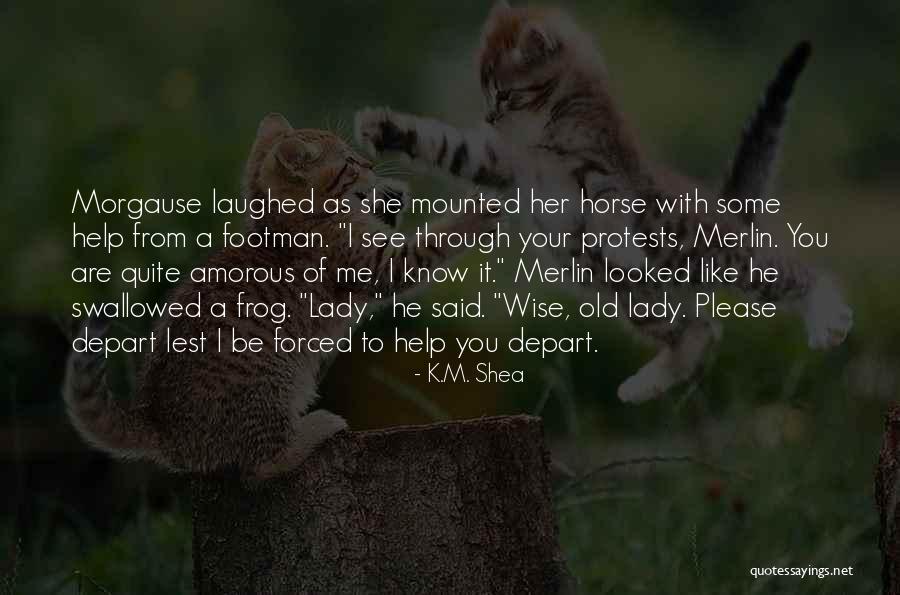 Amorous Quotes By K.M. Shea Amorous Quotes By K.M. Shea