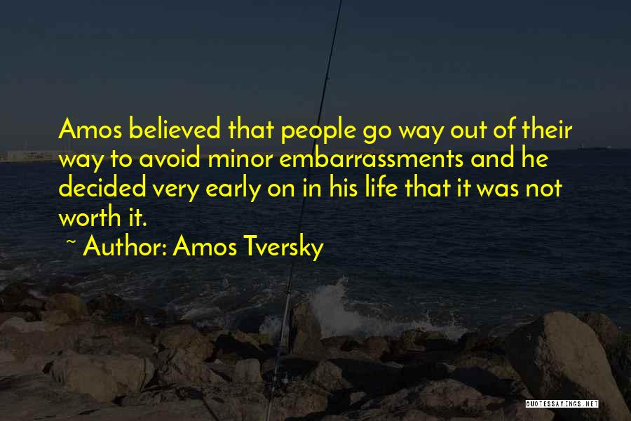 Amos Tversky Quotes 648293