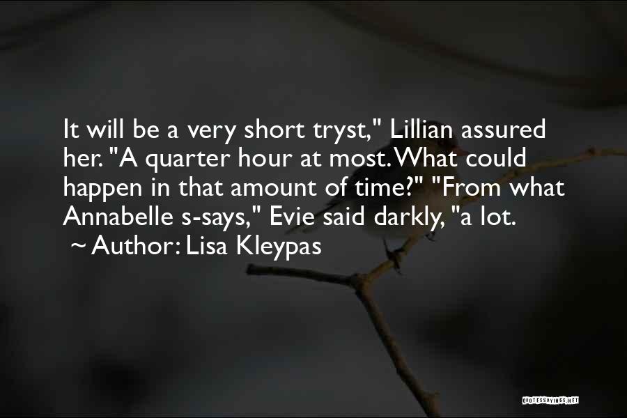 Amount Quotes By Lisa Kleypas