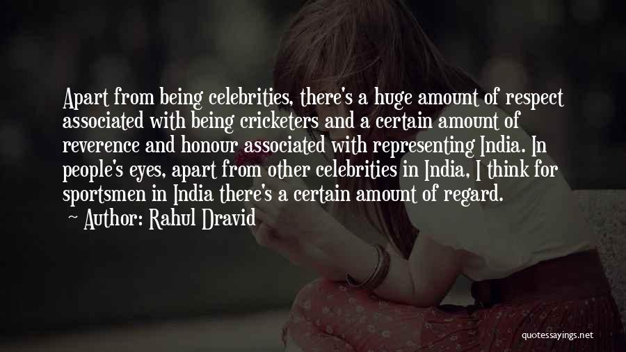 Amount Quotes By Rahul Dravid