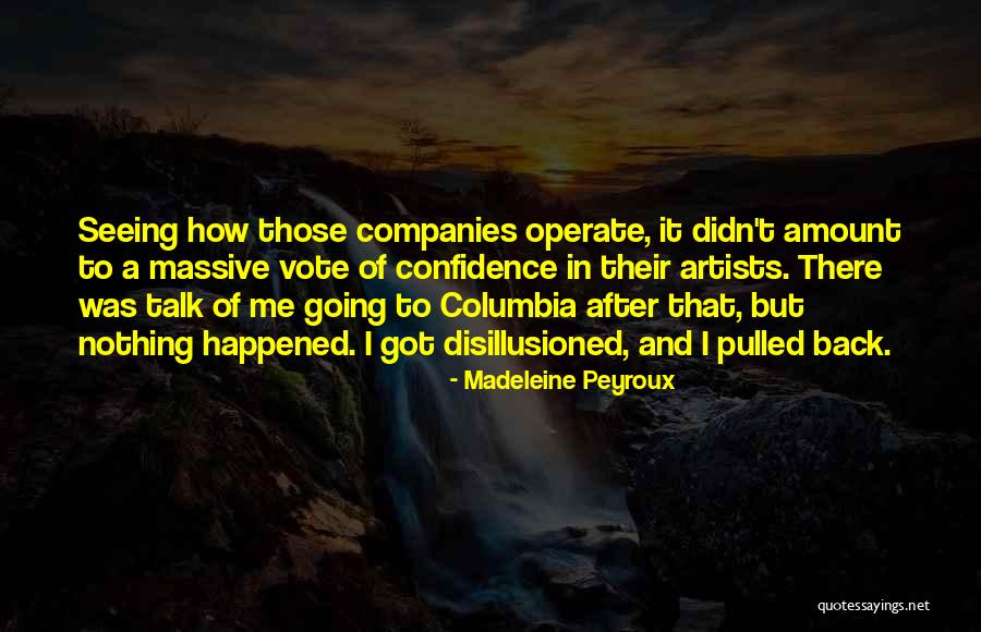 Amount To Nothing Quotes By Madeleine Peyroux