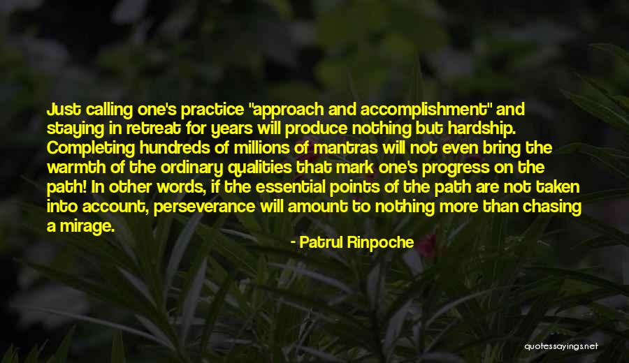 Amount To Nothing Quotes By Patrul Rinpoche