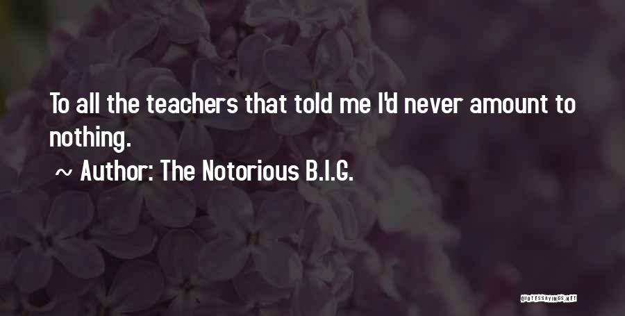 Amount To Nothing Quotes By The Notorious B.I.G.