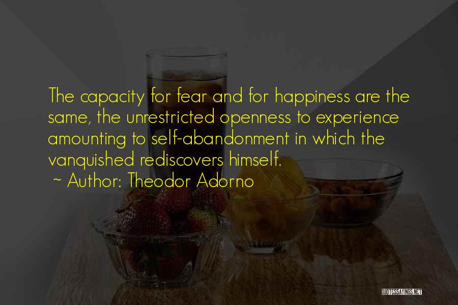 Amounting To Something Quotes By Theodor Adorno
