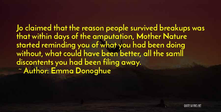 Amputation Quotes By Emma Donoghue