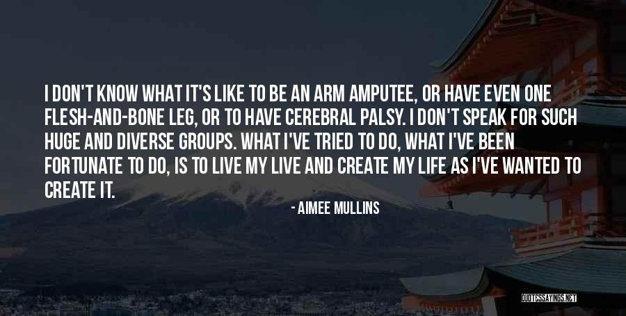 Amputee Quotes By Aimee Mullins