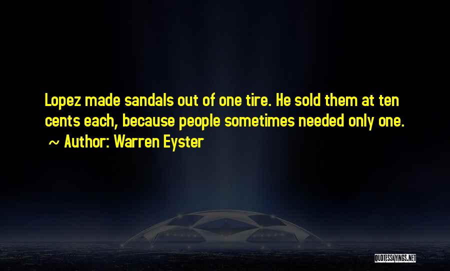 Amputee Quotes By Warren Eyster