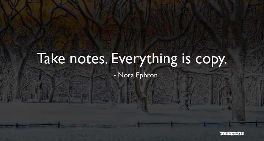 Amukamara Football Quotes By Nora Ephron