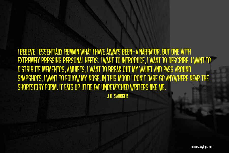 Amulets Quotes By J.D. Salinger Amulets Quotes By J.D. Salinger