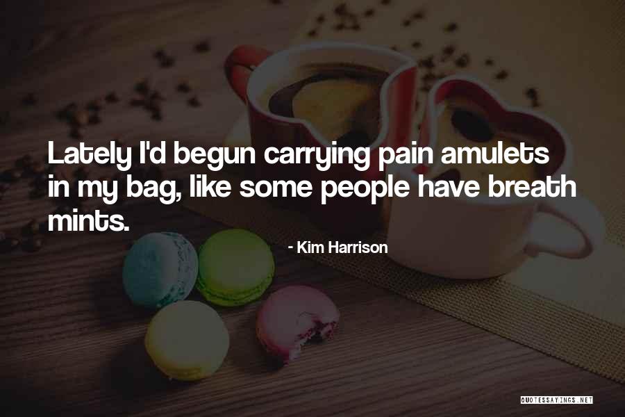 Amulets Quotes By Kim Harrison Amulets Quotes By Kim Harrison