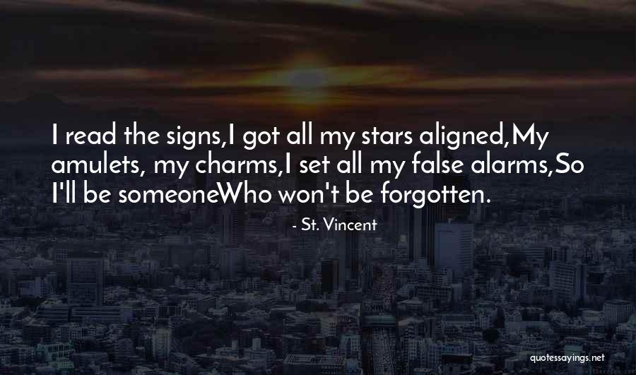 Amulets Quotes By St. Vincent