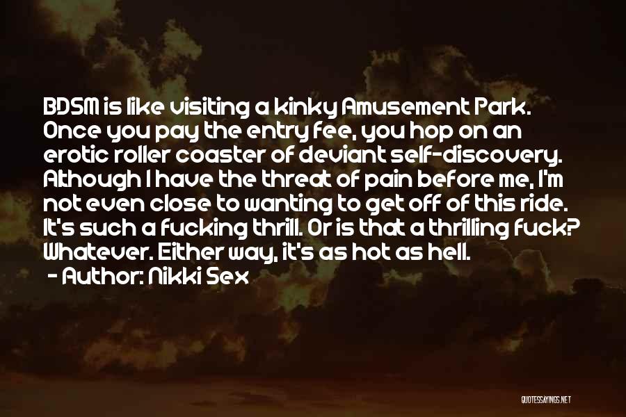 Amusement Park Quotes By Nikki Sex