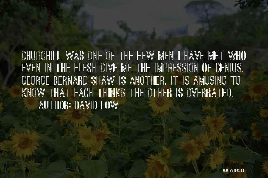 Amusing Quotes By David Low