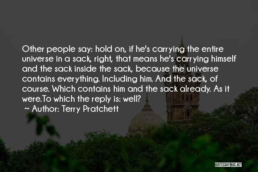 Amusing Yourself Quotes By Terry Pratchett