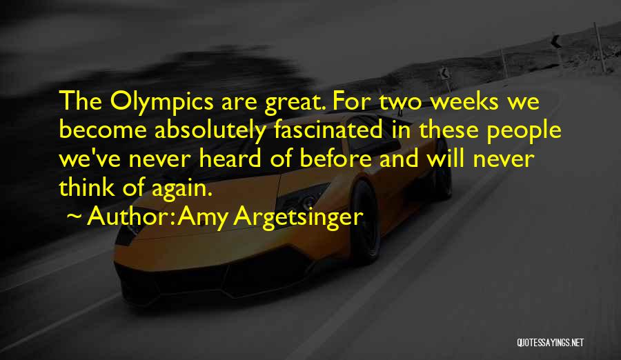 Amy Argetsinger Quotes 1545354