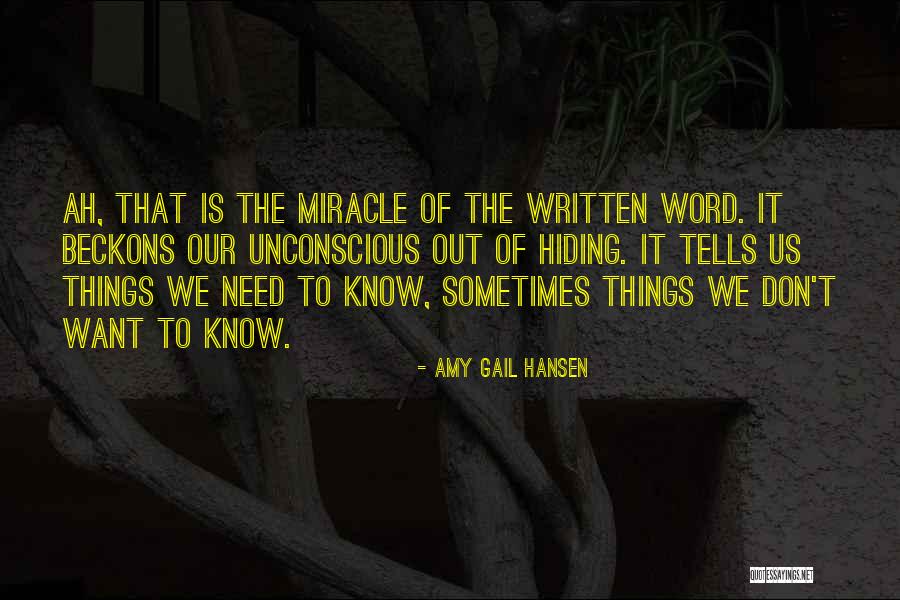 Amy Gail Hansen Quotes 1321621