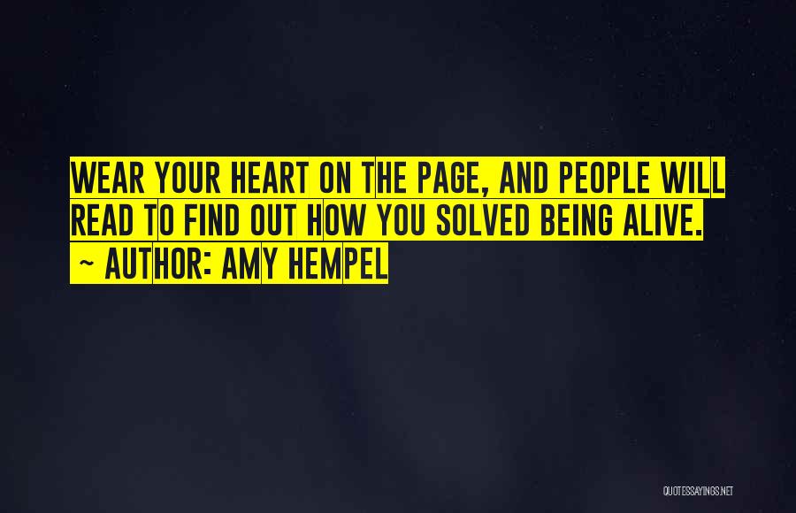 Amy Hempel Quotes 1435705