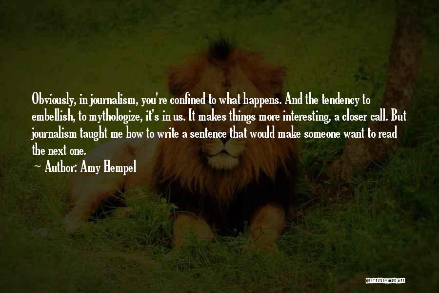 Amy Hempel Quotes 150306