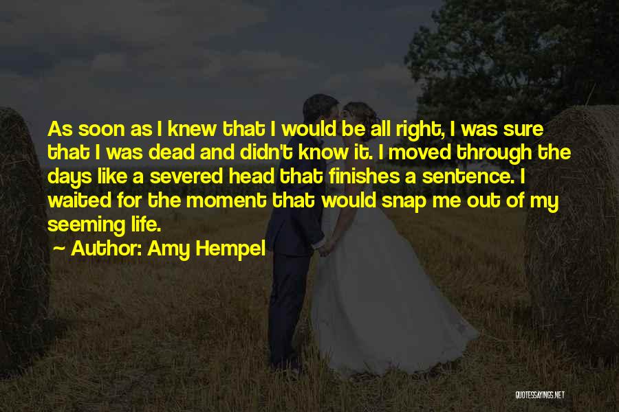 Amy Hempel Quotes 559161