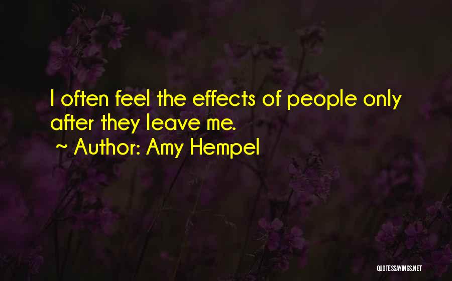Amy Hempel Quotes 726053
